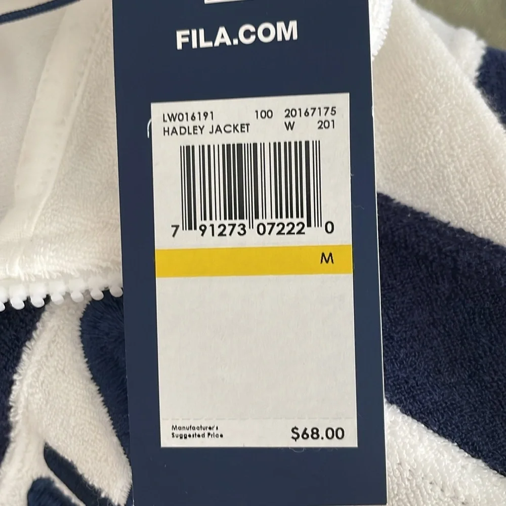Fila Hadley Zip-up Jacket Medium - Picture 7 of 7